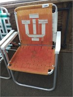 Aluminum Woven I.U. Lawn Chair