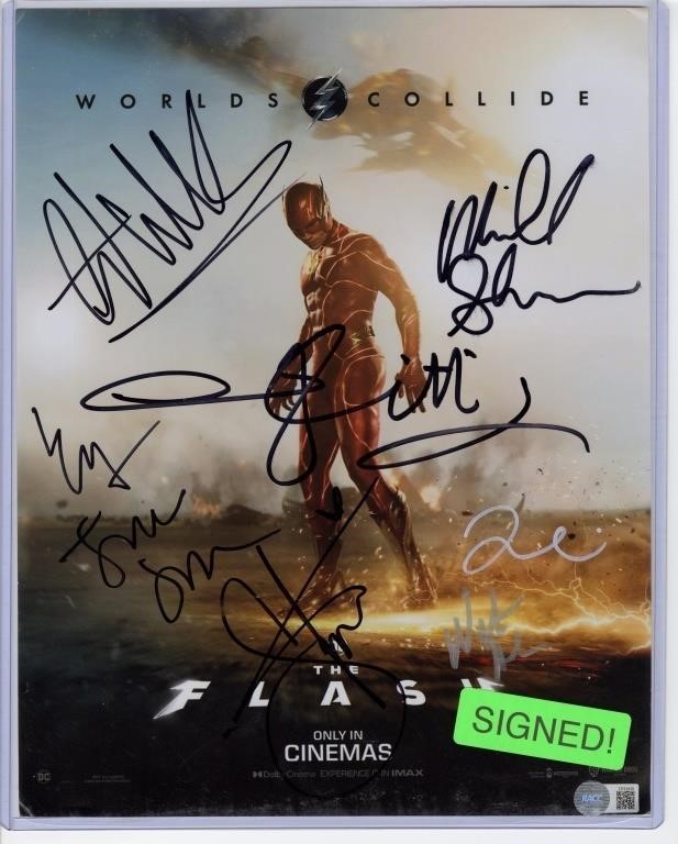 **SIGNED** THE FLASH MOVIE POSTER