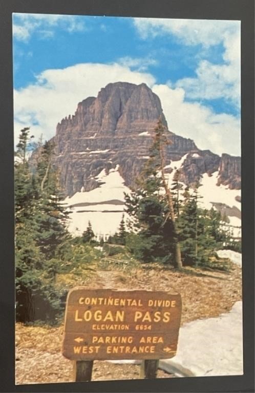 Vintage Glacier National Park Postcard RPPC