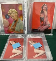 Marilyn Monroe & Barbara Nichols old postcards