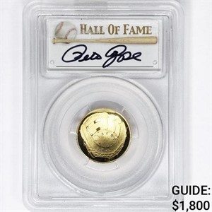 2014-W BB HoF .2419oz Gold $5 PCGS PR69 DCAM