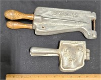 2 Fishing Sinker Molds - Potter Mold & Li'l Mac