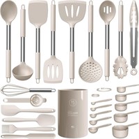 Silicone Cooking Utensils Set - Heat Resistant
