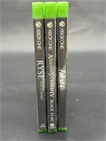 Xbox 1 Games: Fallout 4, Assassins Creed IV,  RYSE