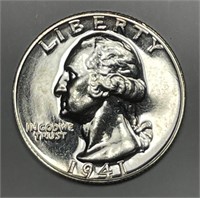 1942 Washington Silver Quarter Proof PR