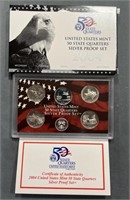 2004 State Quarters Silver Proof Set .900 Fine