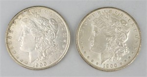 1900 & 1900-O 90% Silver Morgan Dollars.