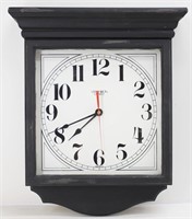 VERICHRON Quartz Black Wooden Wall Clock