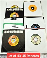 Lot of 43 Records 45s