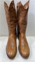 Size 12.5 EE Cypress umber cowboy boots