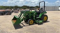 John Deere 2038R Tractor w/220R Loader