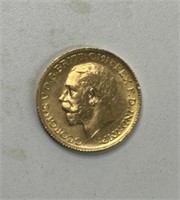 1925 8g GOLD SOVEREIGN GEORGE REX COIN