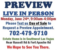 PREVIEW LIVE IN PERSON - Monday, June 24th