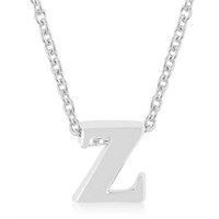Minimalist Initial Small Letter Z Necklace