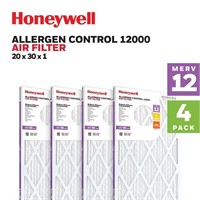 C1570  Honeywell 20x30x1 Furnace Air Filter -4 Pac