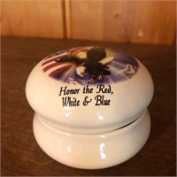 Patriotic Eagle Trinket Box