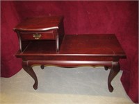 BEAUTIFUL SOLID AMERICAN CHERRY SIDE TABLE