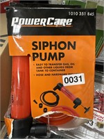 POWER CARE SIPHON PUMP RETAIL $20