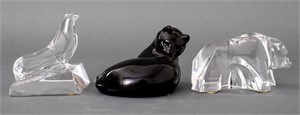 Baccarat Crystal Animalier Sculptures, 3