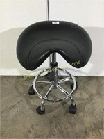 Unique rolling shop stool