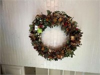 LARGE FIREPLACE WREATH- HAND FOR REF TO SIZE