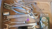 Misc Wrenchs, crescents, combinations, pliers, S-K