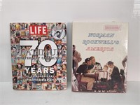 Norman rockwell & Life hard cover books