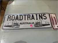 ROADTRAINS SIGN