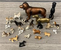 Various Dog Figurines