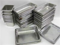 Large Lot Stainless Steel Food Service Containers