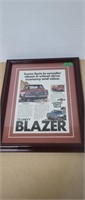 K5 Chevy Blazer.   1975.  11" x 14 ".