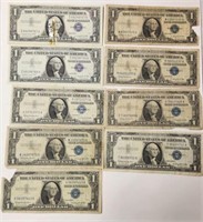 9 -  1957 $1 Silver Certificates