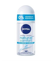 (3) Nivea 0% Aluminum Natural Comfort Deodorant