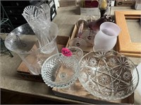 Assorted Glassware and Vases