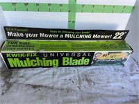22" universal mulching blade