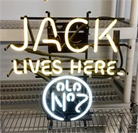 18x19 Jack Lives Here Old No 7 neon light