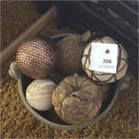 Decorative ball centerpiece set