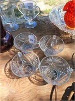 Vintage Cut Glass Punch Cups