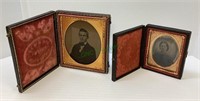 Exeptional Antique cased portrait photographs: