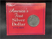 1793 AMERICA'S FIRST SILVER DOLLAR - THE EIGHT