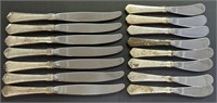 Sterling Silver Handle Wallace Knives