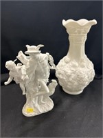 German Vase with Figurine