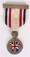 SOCIETY DAUGHTERS COLONIAL WARS NEW JERSEY MEDAL