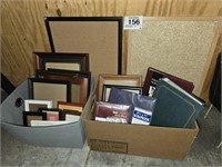 Picture frames, photo albums & coard boards