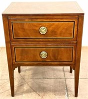 Modern History Neoclassical Nightstand End Cabinet