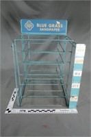 Blue Grass sandpaper display