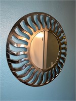 Wood & Metal Mirror
