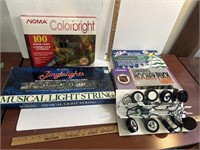 Lot of assorted Christmas lights- untested- see