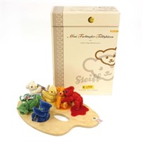 Steiff Mini Colour Paint Splash Teddy Bears (Rare)
