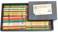 VTG. PRESIDENTIAL PENCIL SET, 33 BLUE BONNET